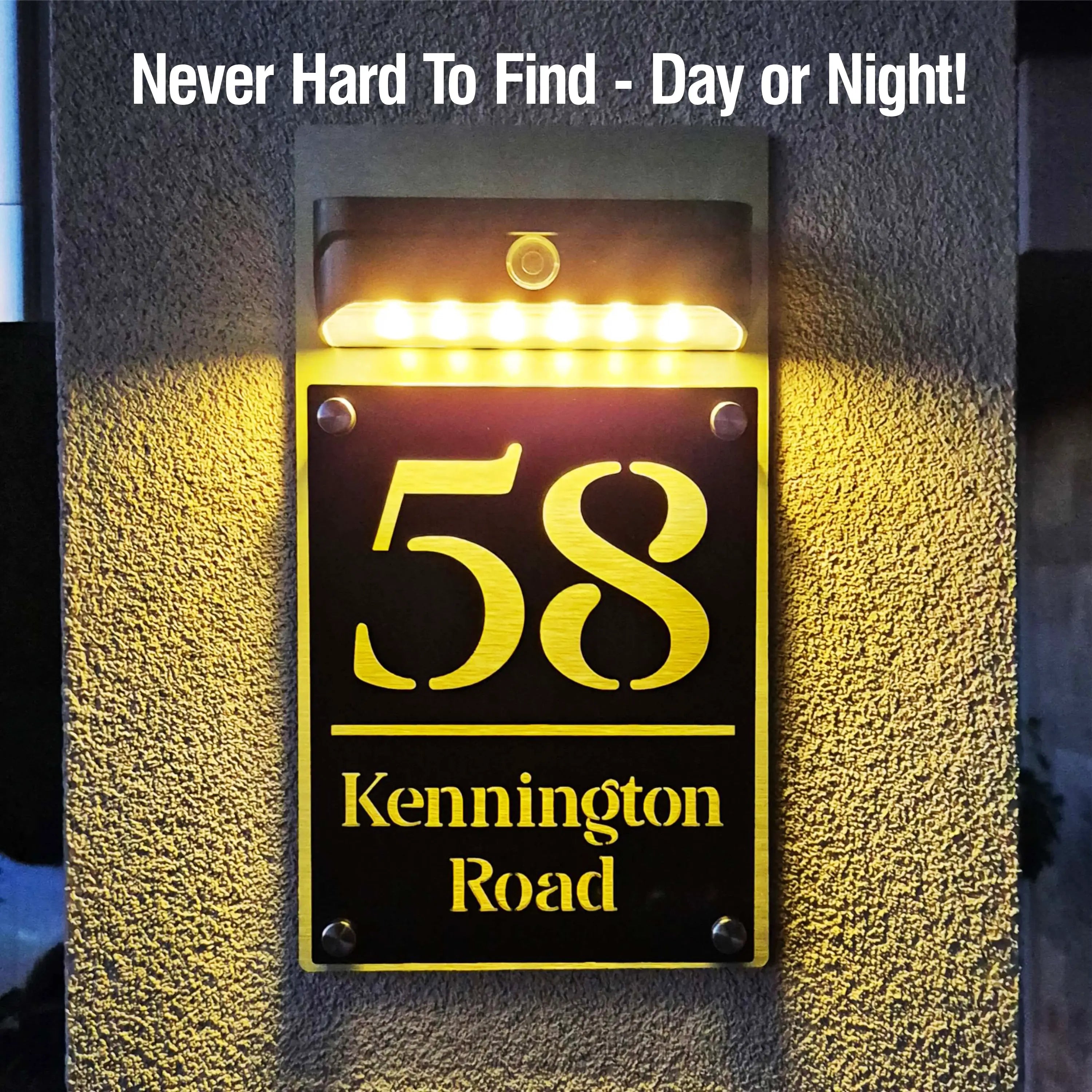Premium Solar House Plaque