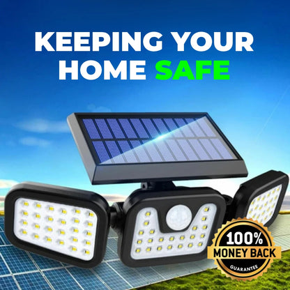 Solar Motion Sensor Security Light
