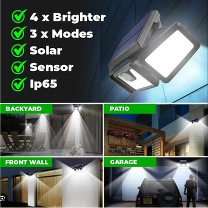 Solar Motion Sensor Security Light