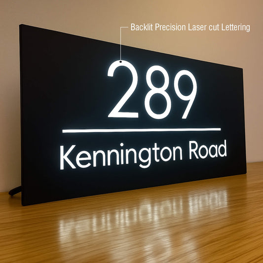 Solar Backlit Plaque
