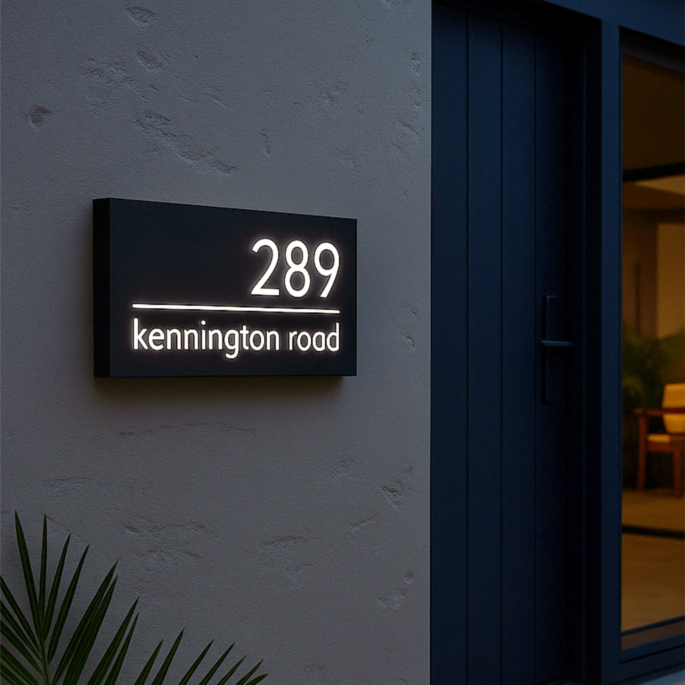 Solar Backlit Sign Custom Solar House Signs – Made in Australia | SolaSpot