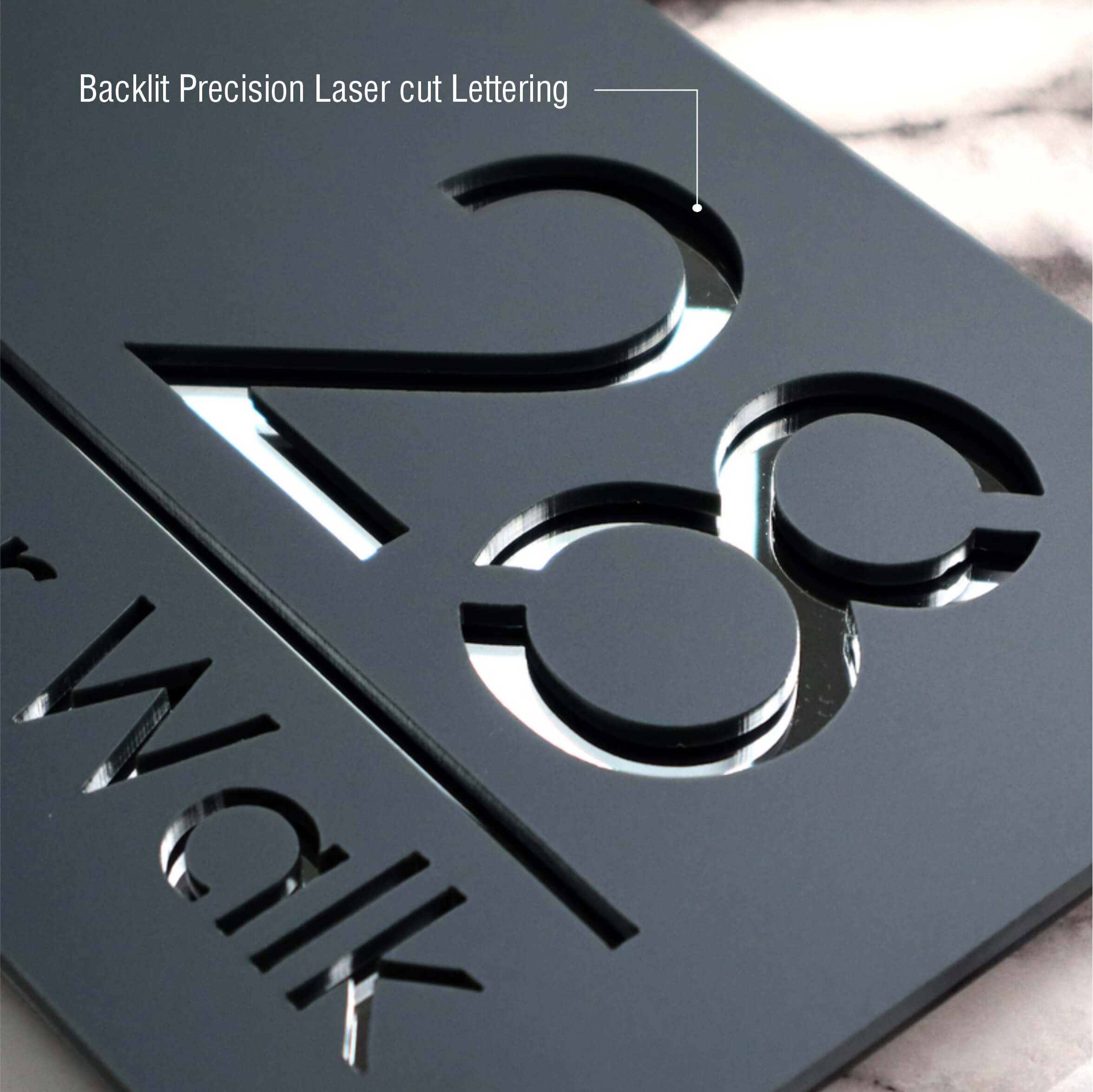 Solar Backlit Sign Backlit Solar House Number Sign | Made In Australia – SolaSpot