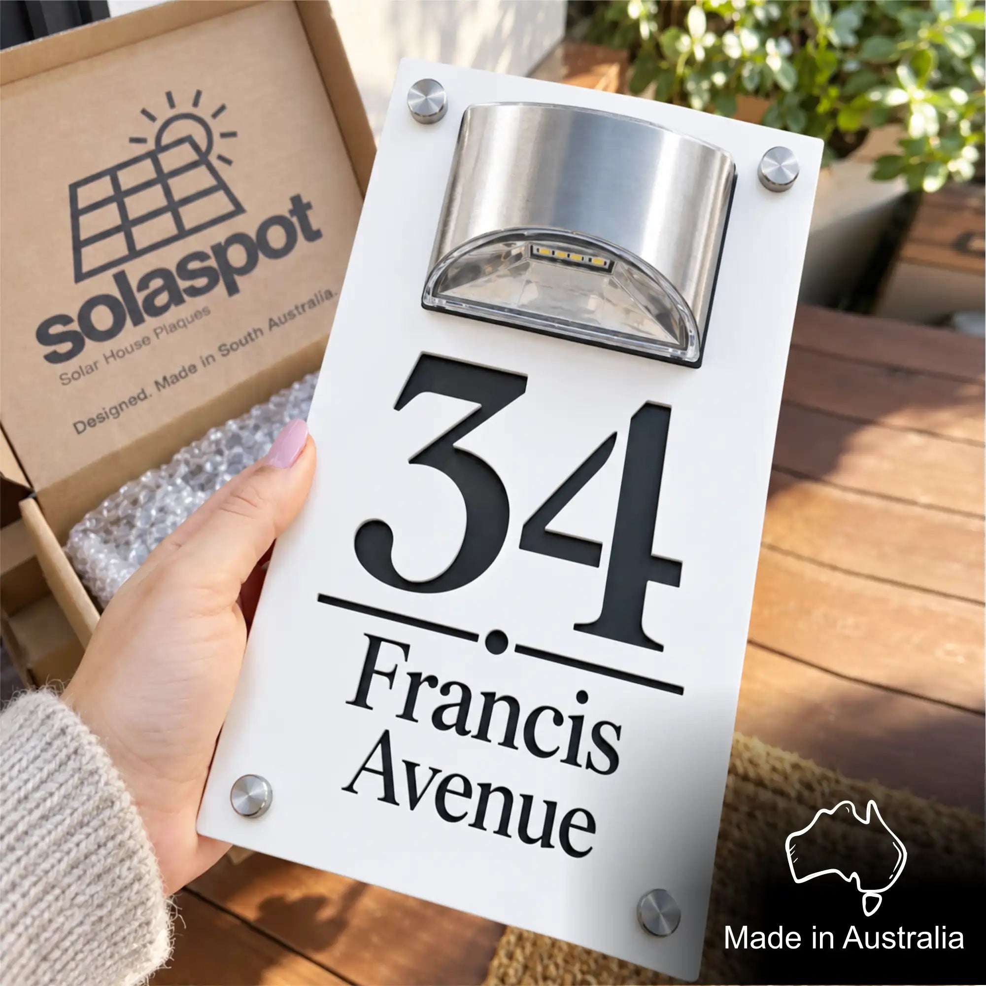 The Solar Powered House Number