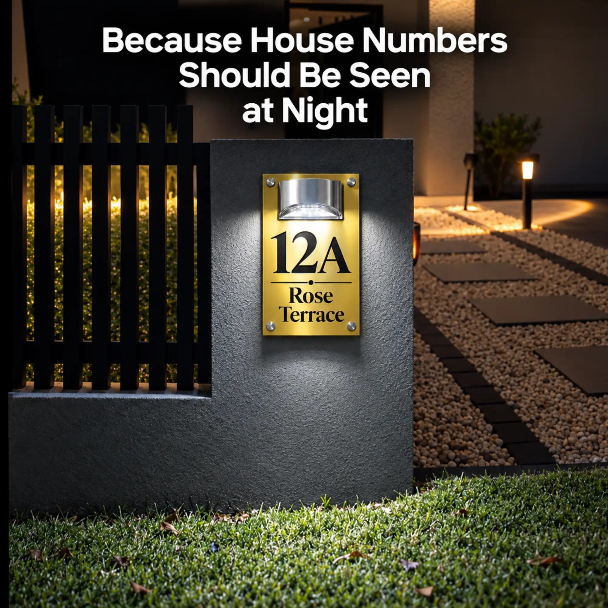 The Solar Powered House Number