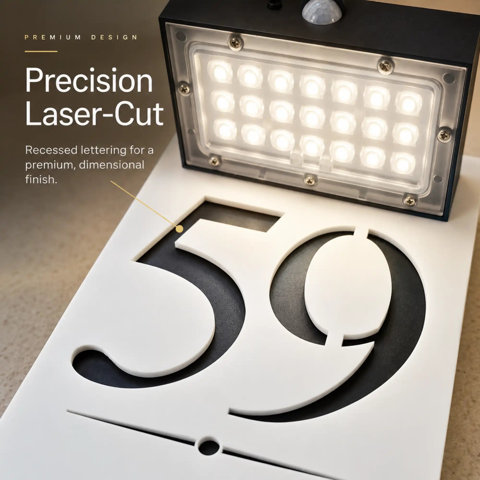 Illuminated House Number