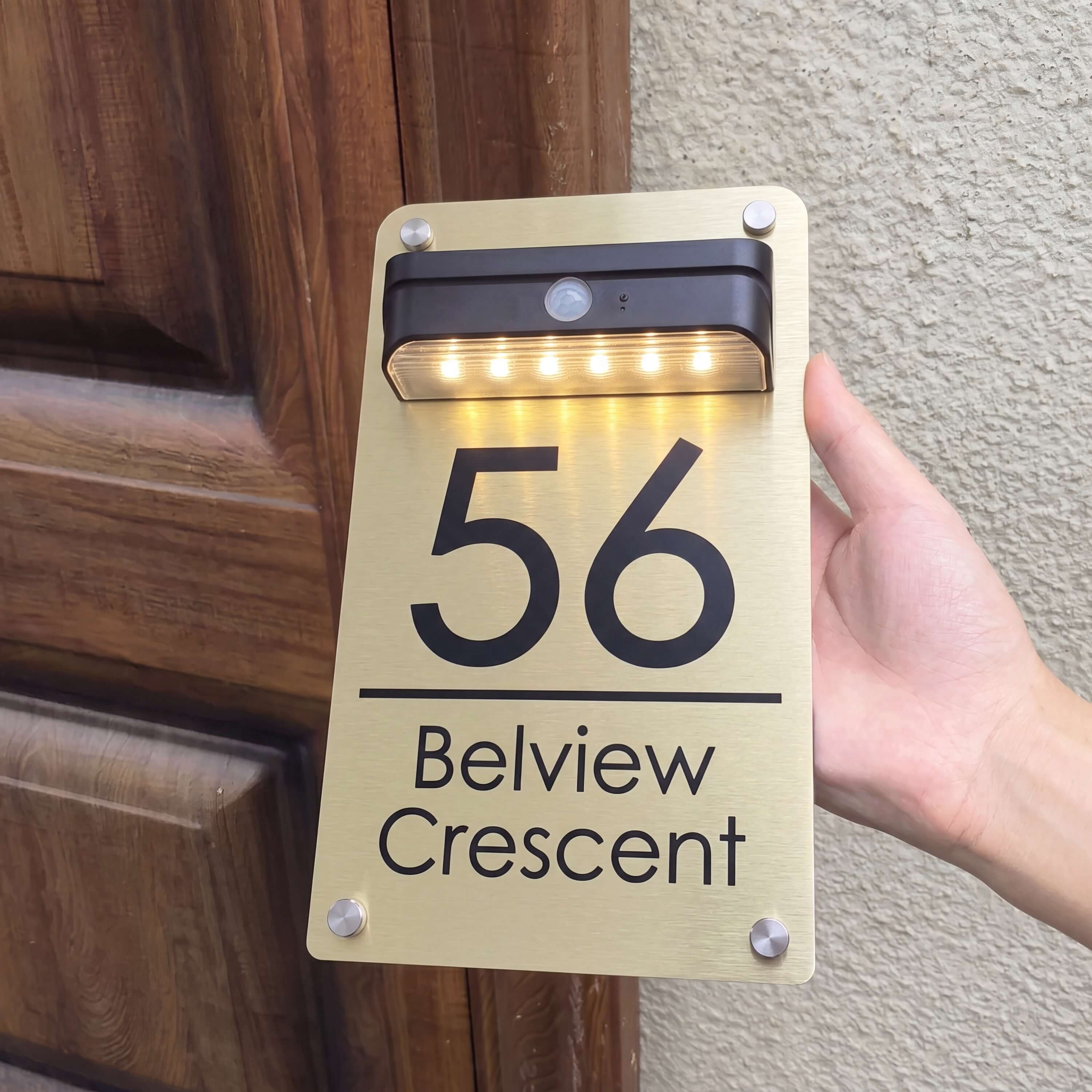 Aussie Made Solar House Plaque