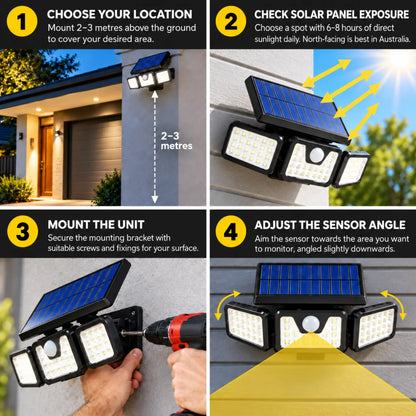 Solar Motion Sensor Light