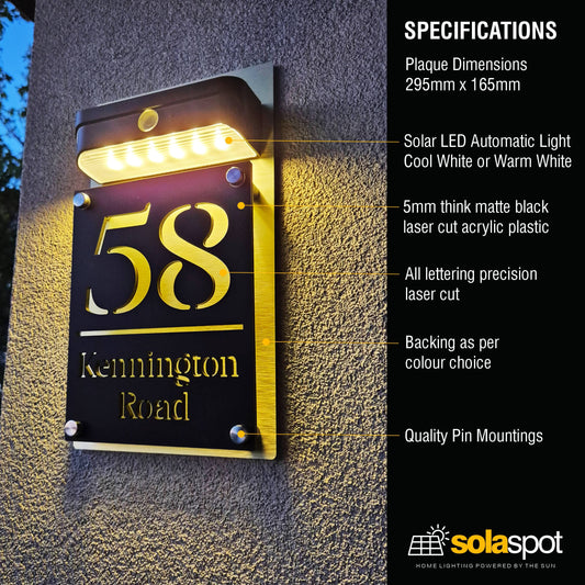 Premium Solar Home Plaque