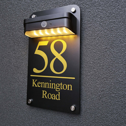 Facelit Solar House Number