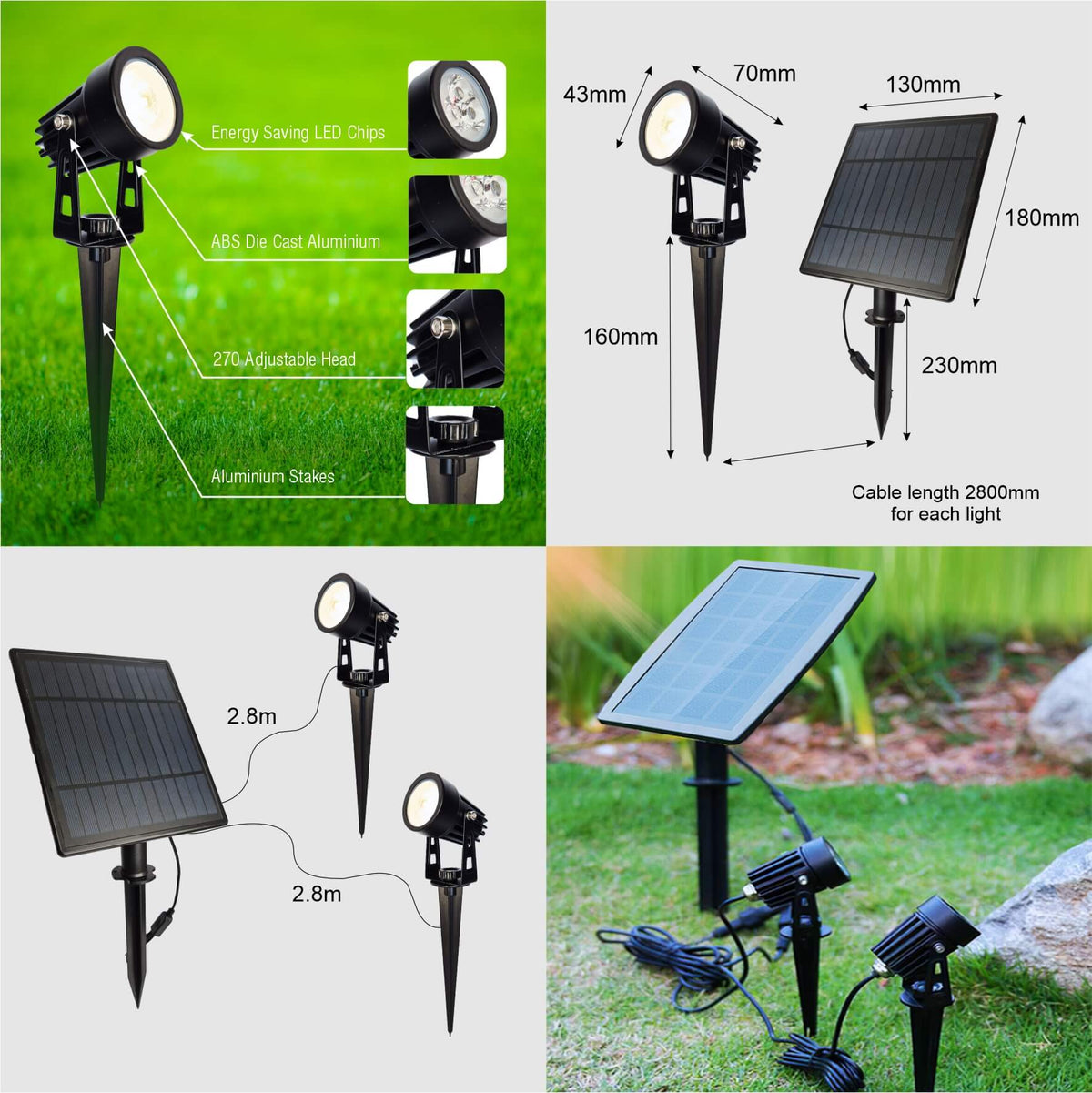 SolaSpot™ - Directional Spot light