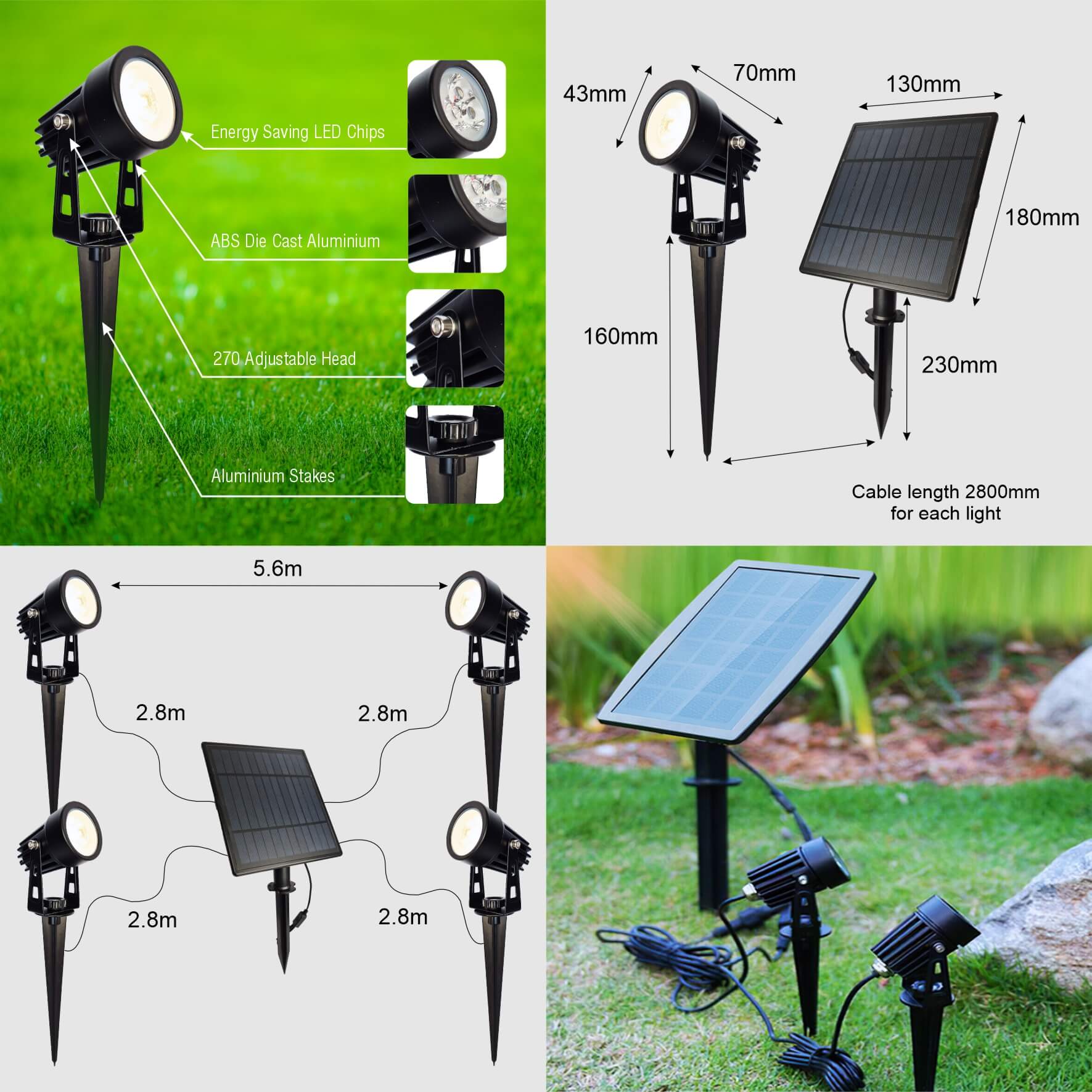 Solar Spot Lights