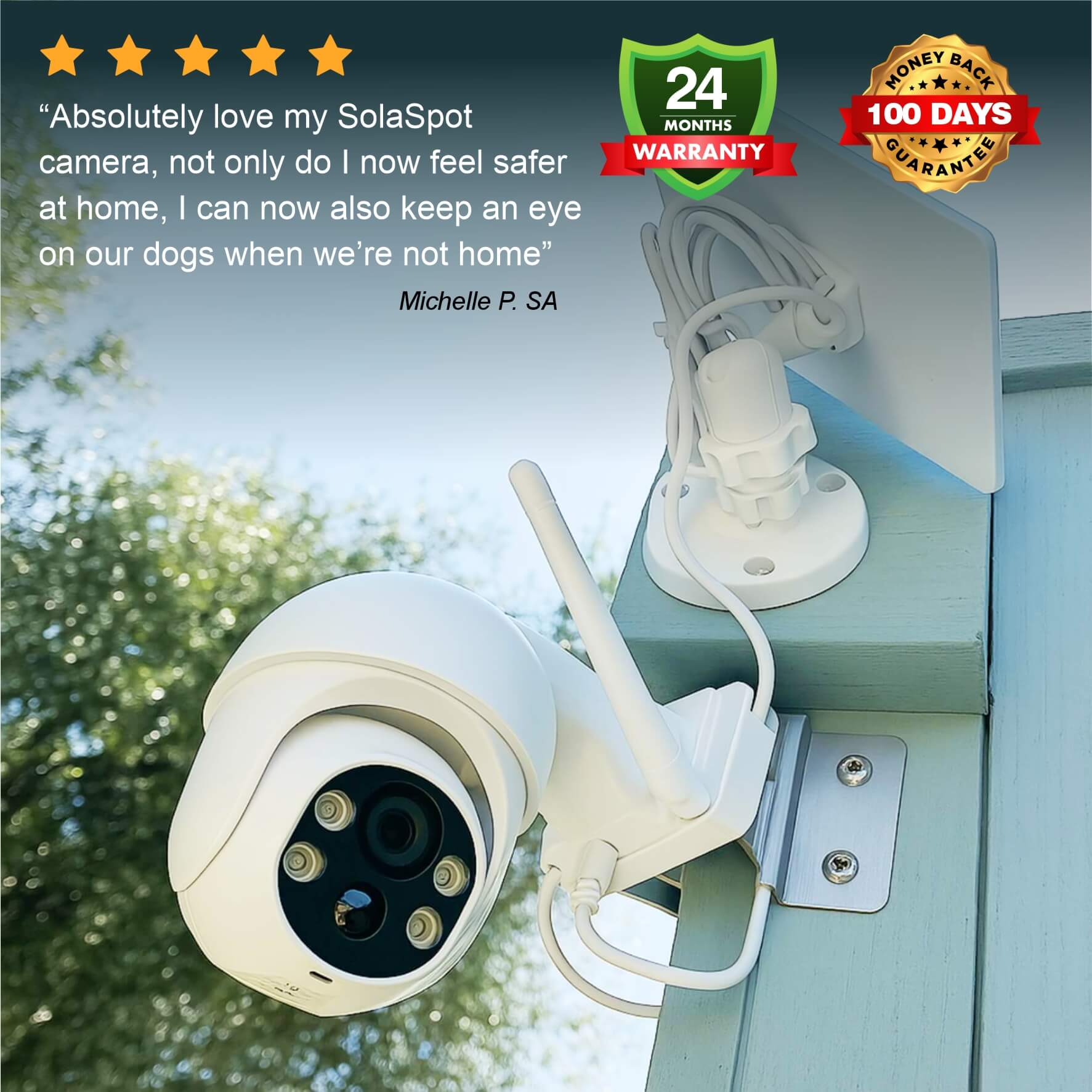 Soltek Security Camera SolaSpot™ - Solar Security Camera